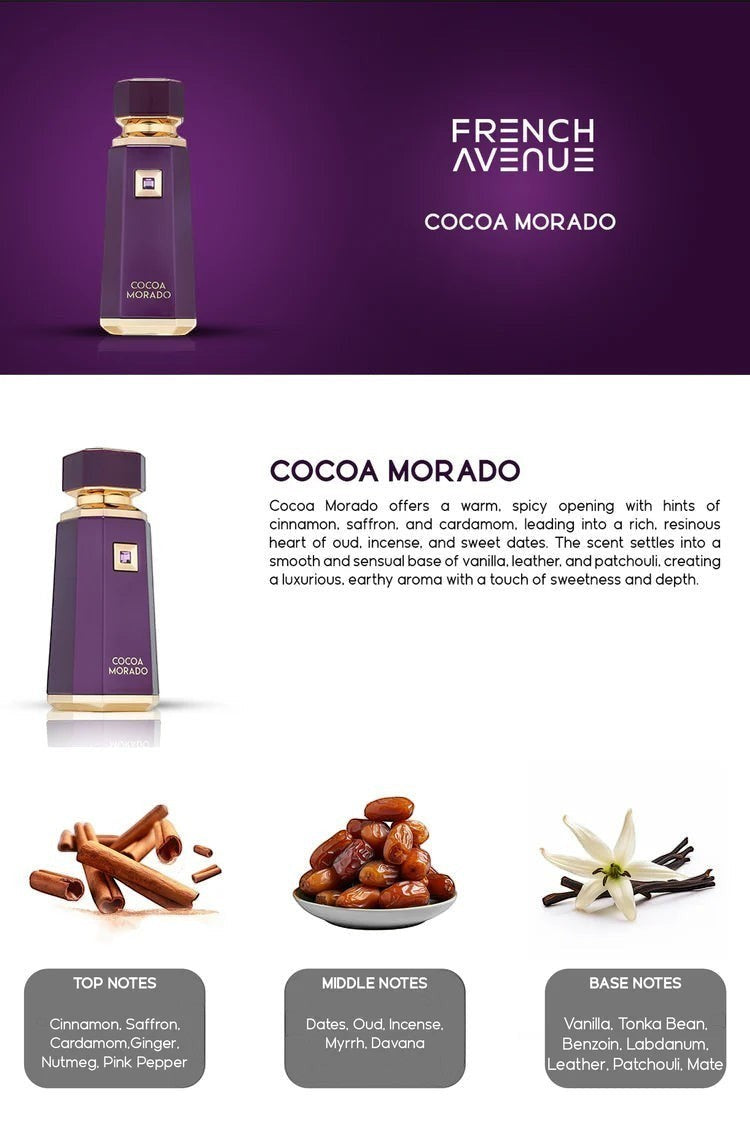 French Avenue Cocoa Morado Parfum pour Femme & Homme - 100ml