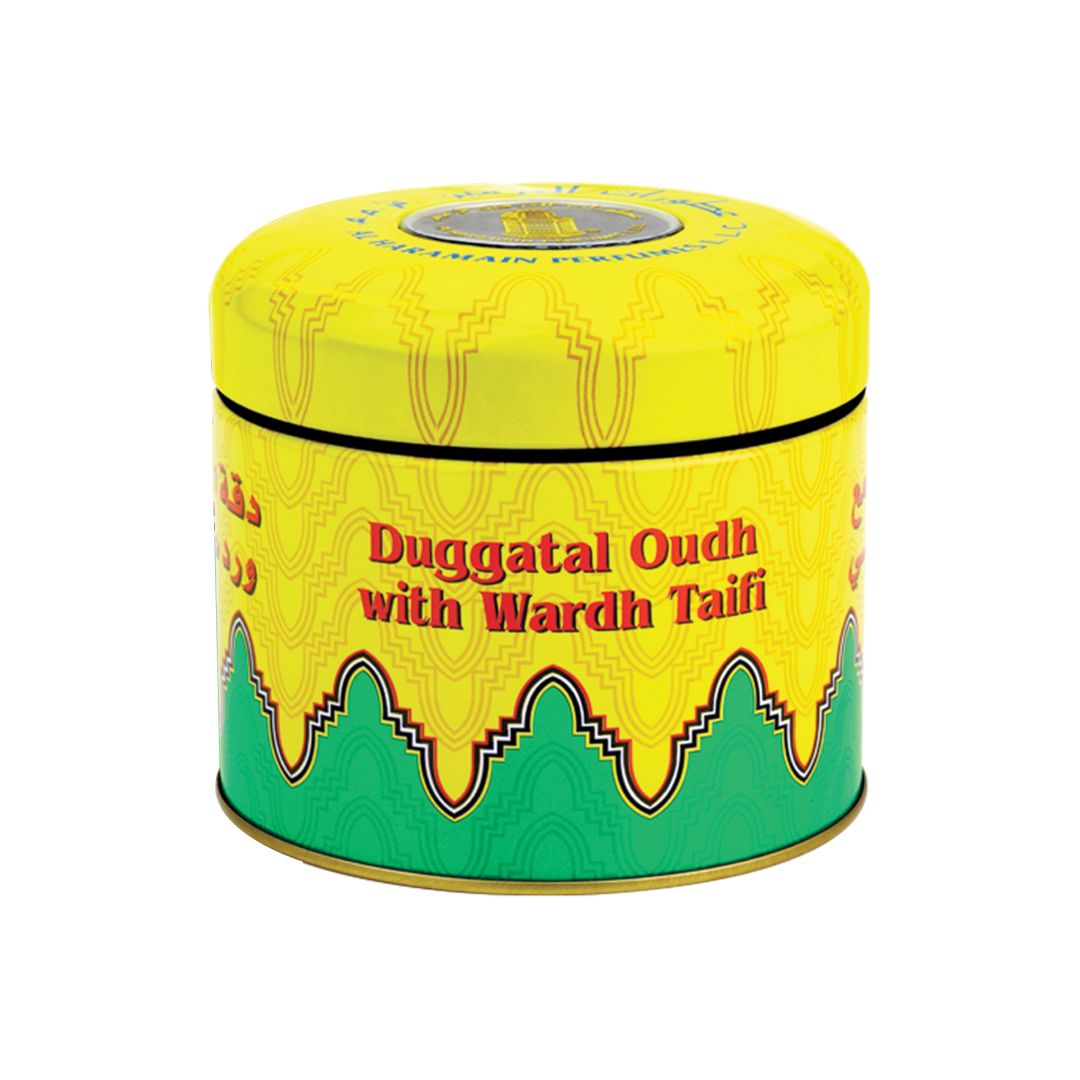 Haramain Duggatal Oudh avec Wardh Taifi 100g