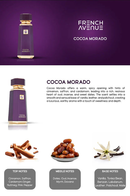 Fragrance World French Avenue Cocoa Morado 100ml