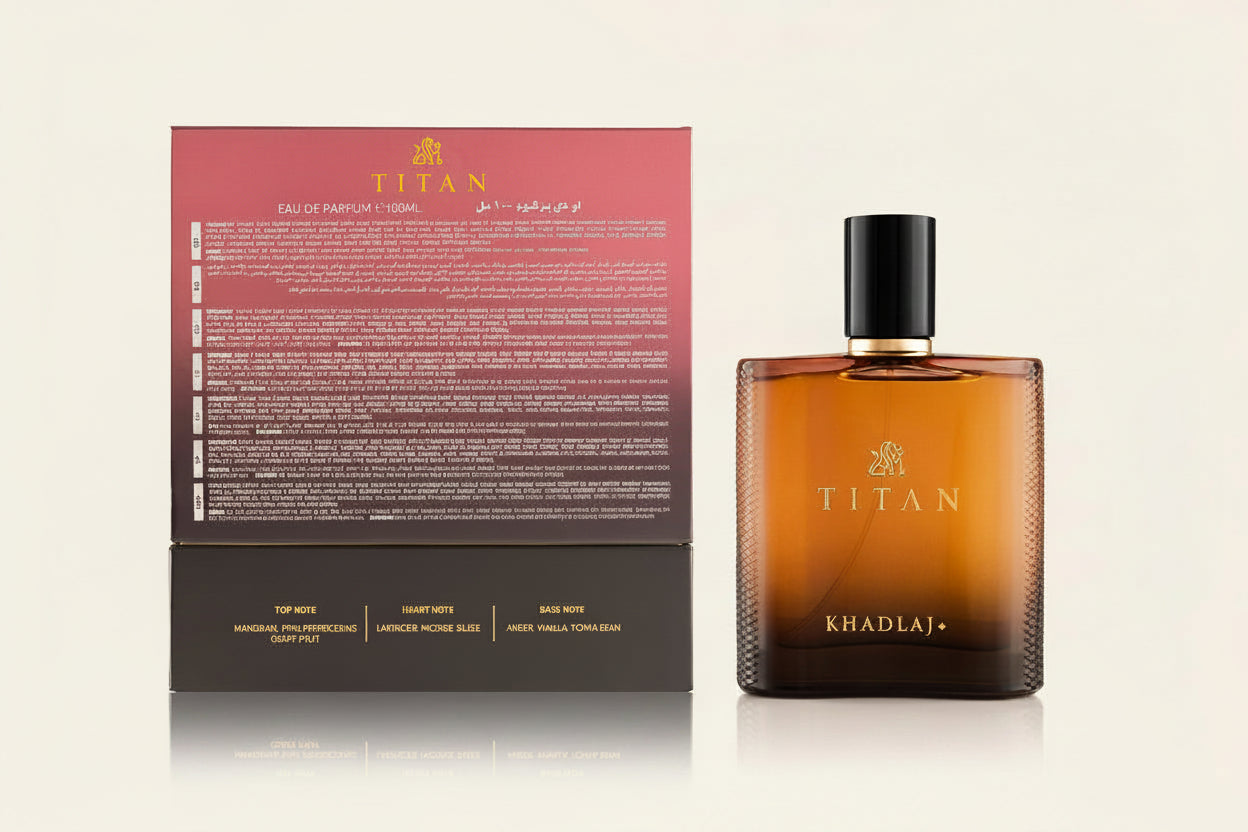 KHADLAJ TITAN 100 ML EAU DE PARFUM SPRAY FOR MEN - Khadlaj Perfumes