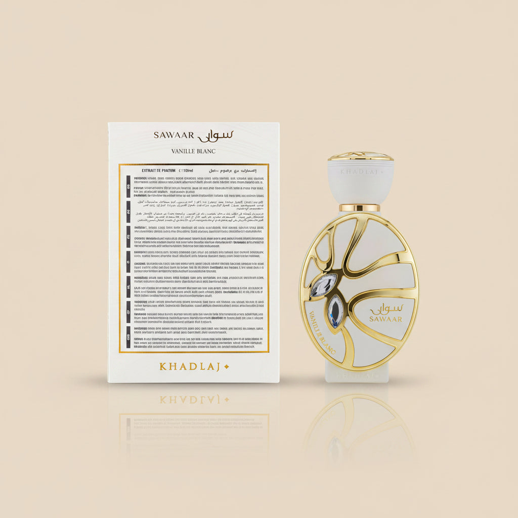SAWAAR VANILLE BLANC 100 ML EXTRAIT DE PARFUM SPRAY FOR WOMEN - Khadlaj Perfumes