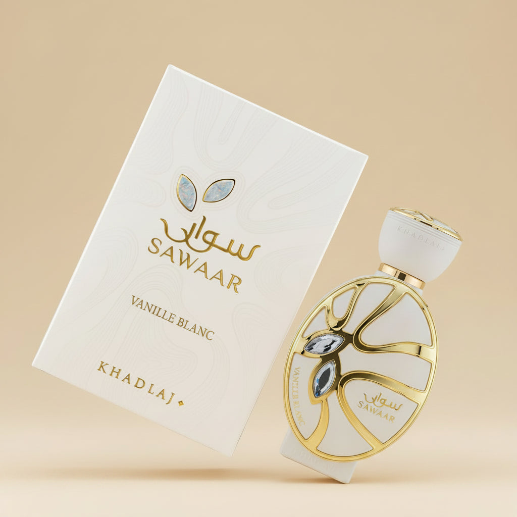 SAWAAR VANILLE BLANC 100 ML EXTRAIT DE PARFUM SPRAY FOR WOMEN - Khadlaj Perfumes