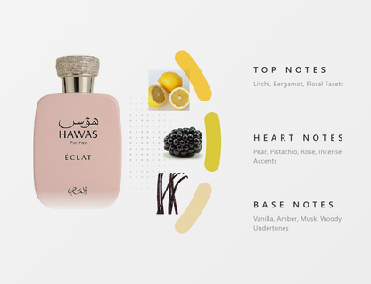 Rasasi Hawas Eclat For Her 100ml EDP