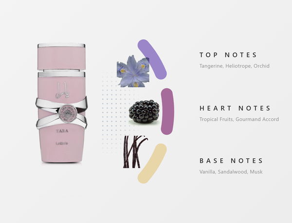 Lattafa Yara Perfume for Women – 100Ml - Notes