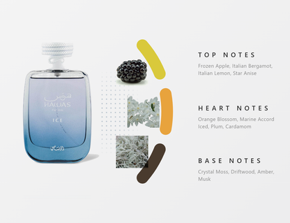 Rasasi Hawas Ice Perfume – 100Ml